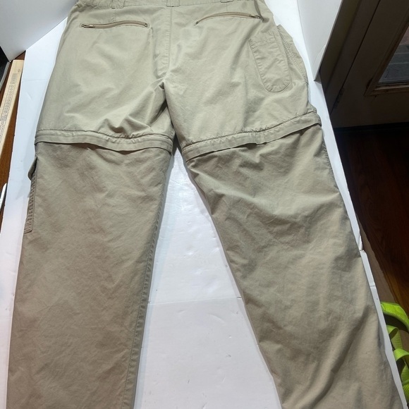Woolrich Utility Cargo Hiking Pants and Shorts Khaki Waist 40 Inseam 32 READ - Picture 2 of 9
